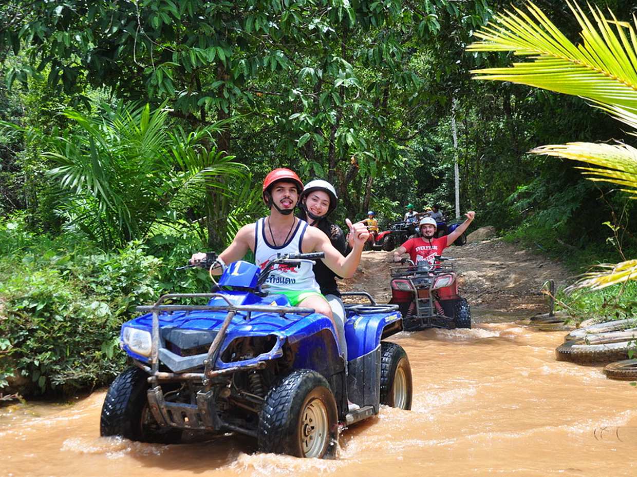 Phuket: Bamboo Rafting, Elephant Trekking with 30-minute ATV Riding in Thailand, photo 4