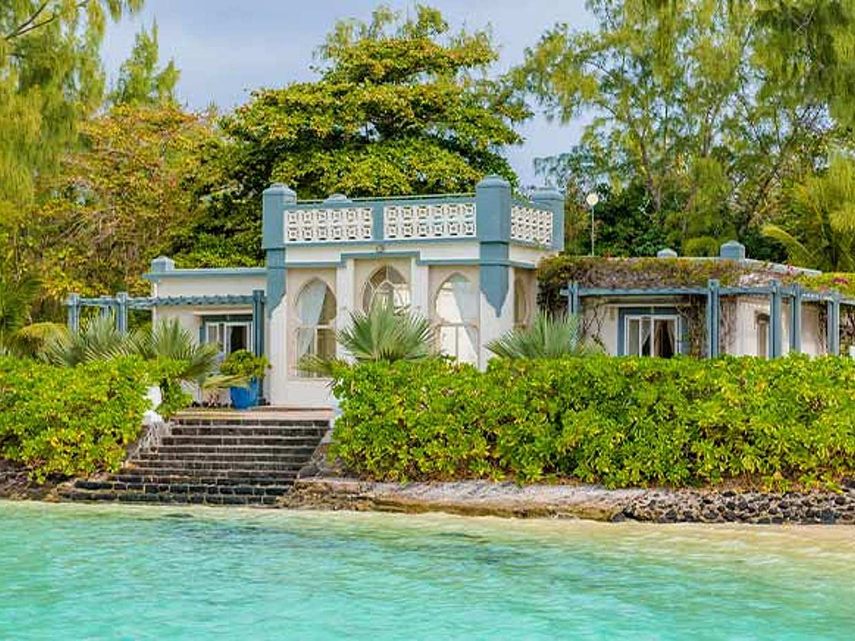 Lujo de un día en la isla Ile Des Deux Cocos en Mauricio, isla Cocos.
