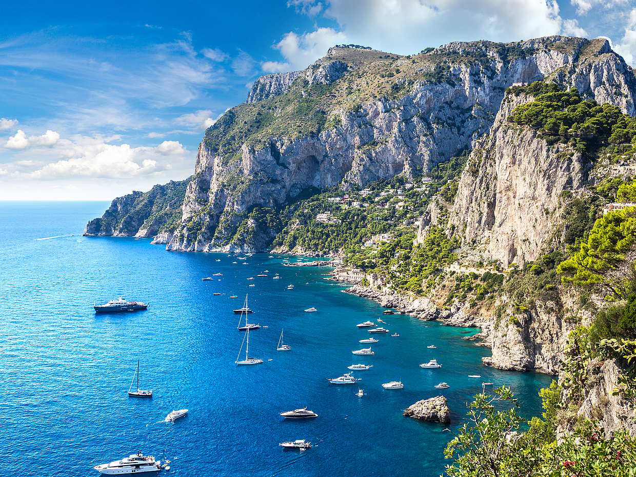 Capri'de Özel Yürüyüş Turu, İtalya
