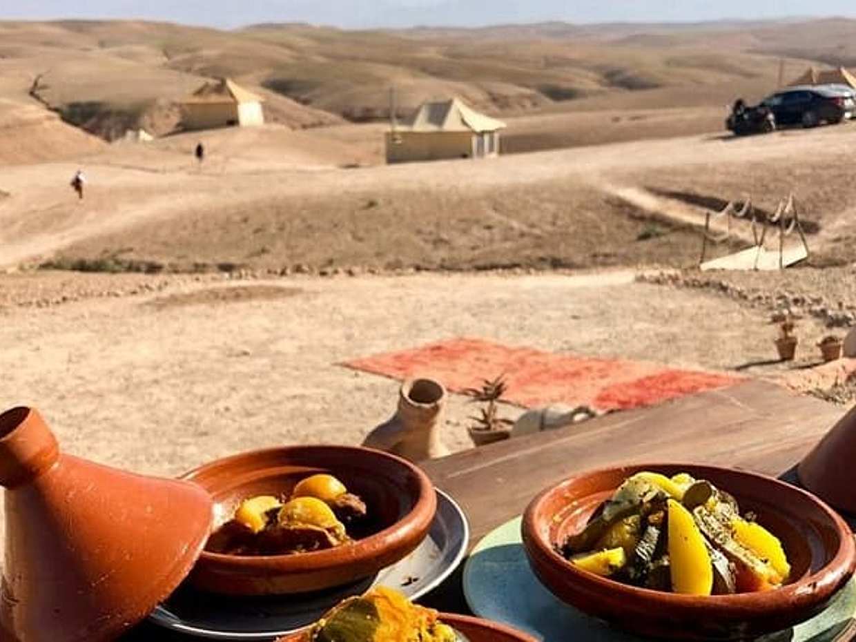 Dinner in Agafay Desert with Camel Ride or Quad Bike