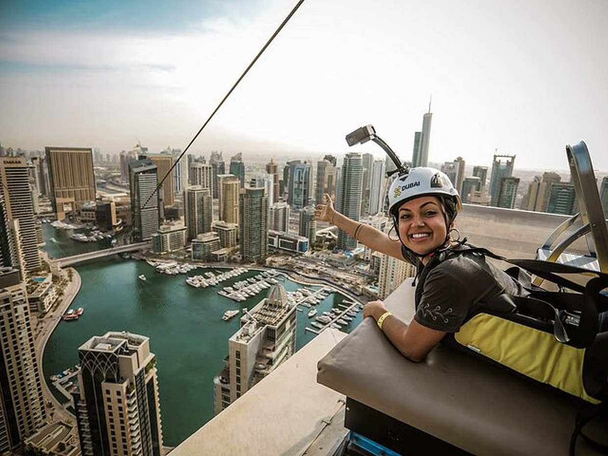 Xline Dubai Marina Zážitek z dráhy Zip v Spojených arabských emirátech, photo 2