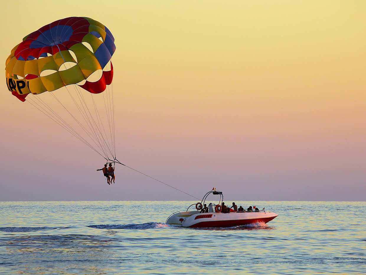 Parasailing in Punta Cana in Dominican Republic, photo 4