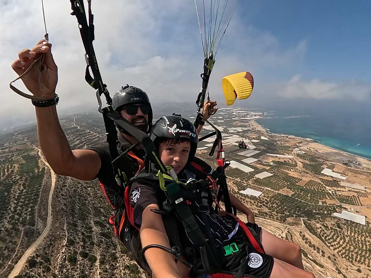Tandem Paragliding in Crete (Chania) in Greece, photo 4