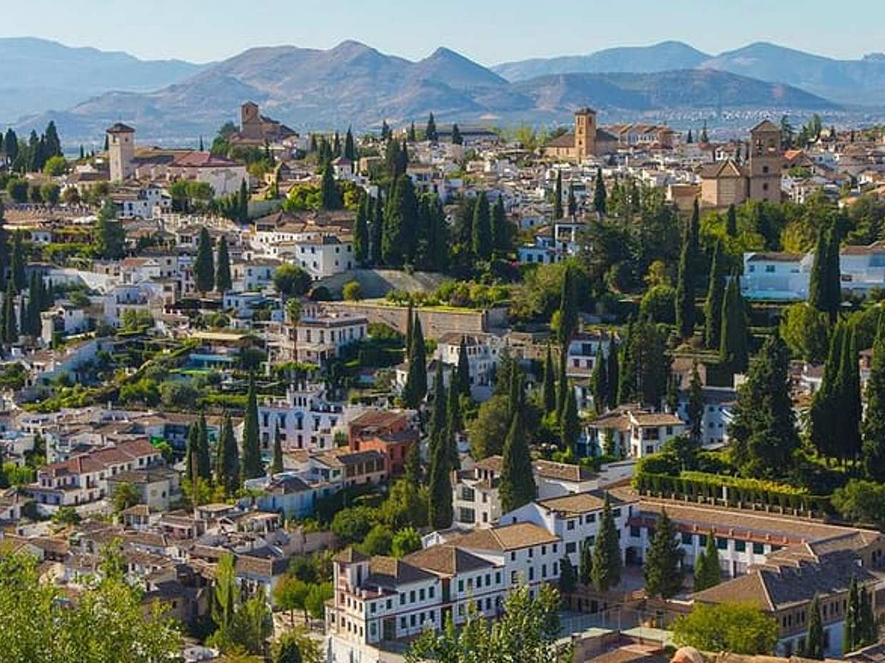 Alhambra De Granada And Cordoba Mosque From Madrid