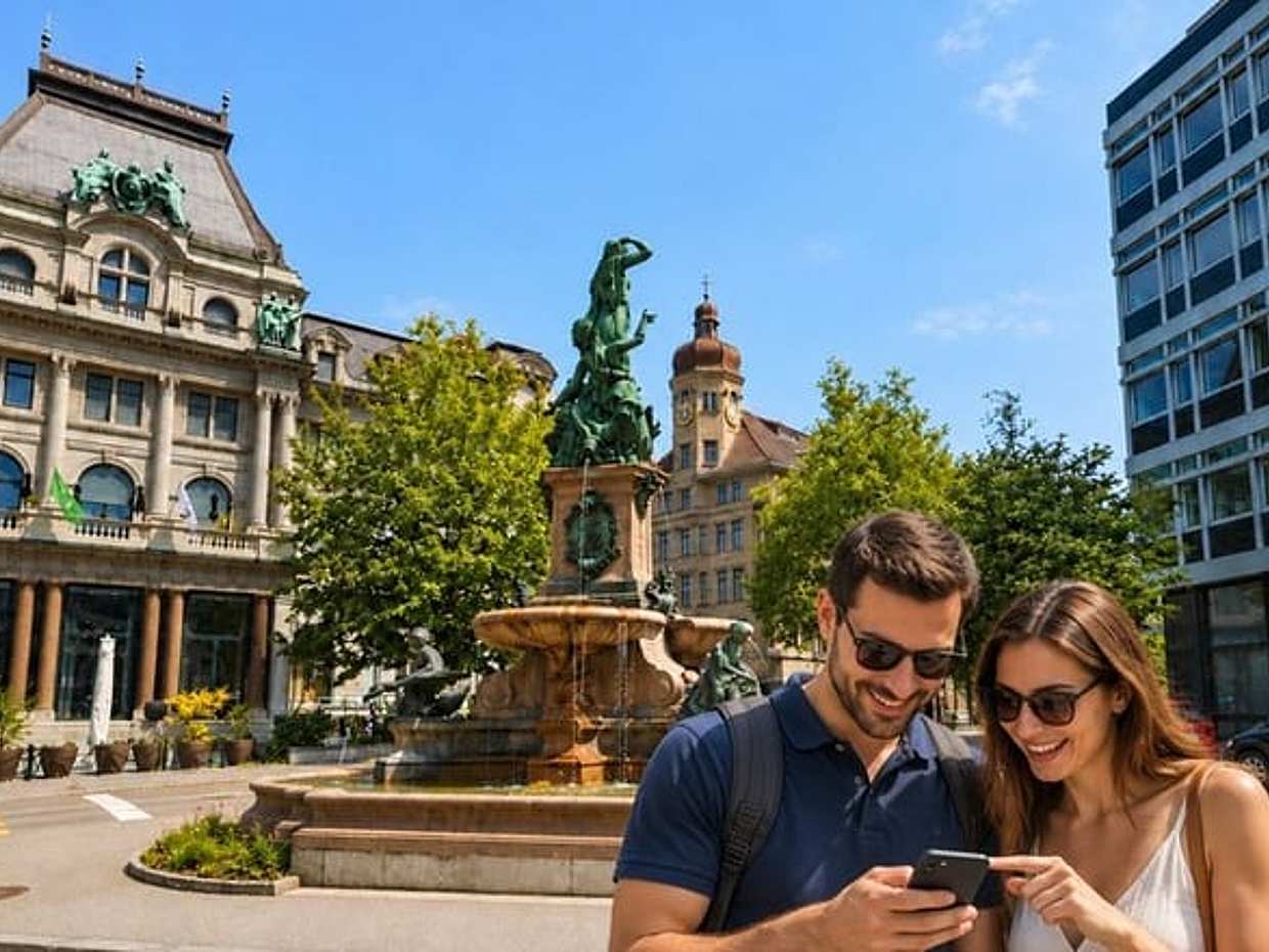 St Gallen Scavenger Hunt & Highlights Self-Guided Walking Tour