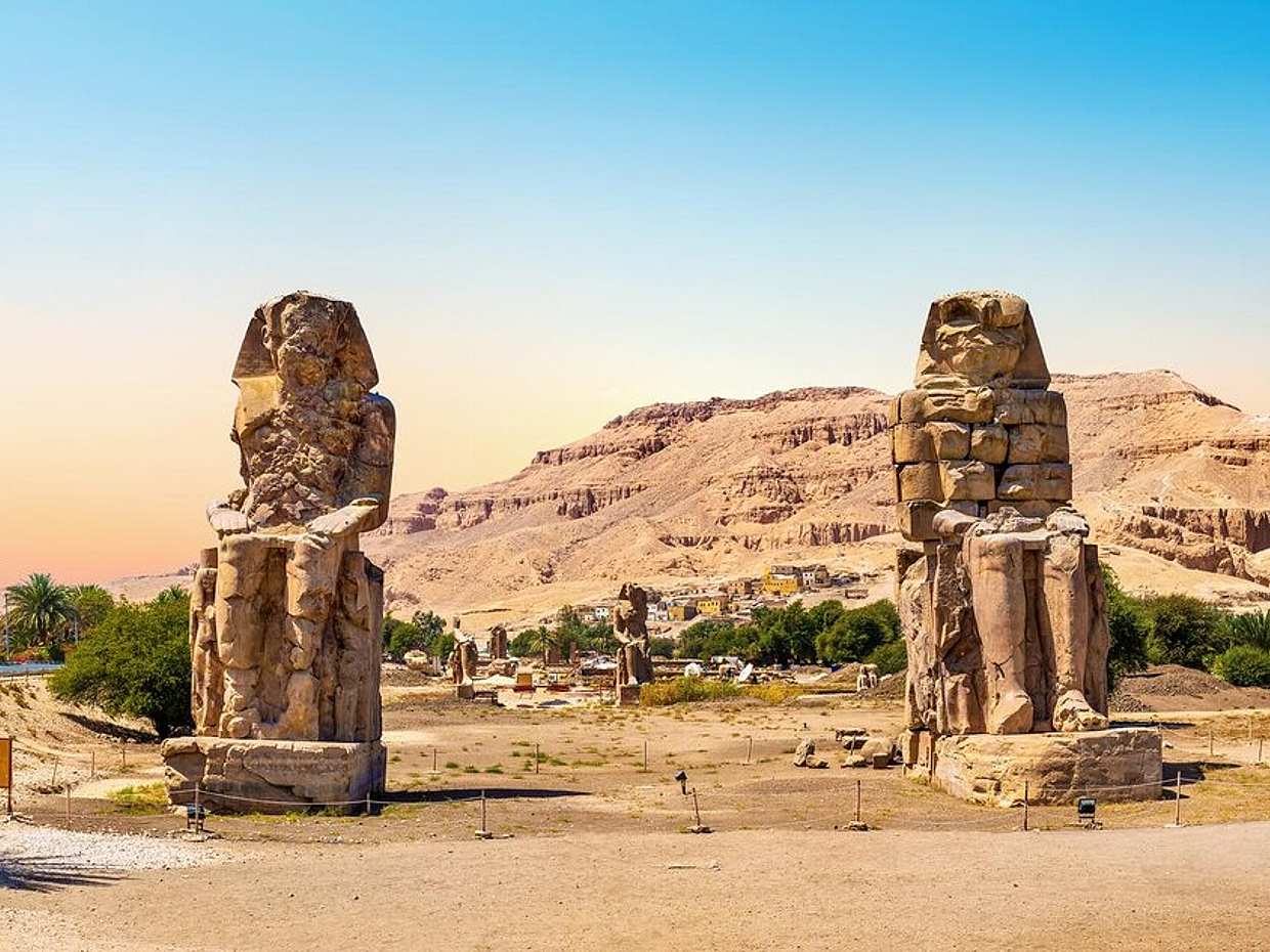 Colossi of Memnon Site Visit from Luxor, Egypt, photo 3