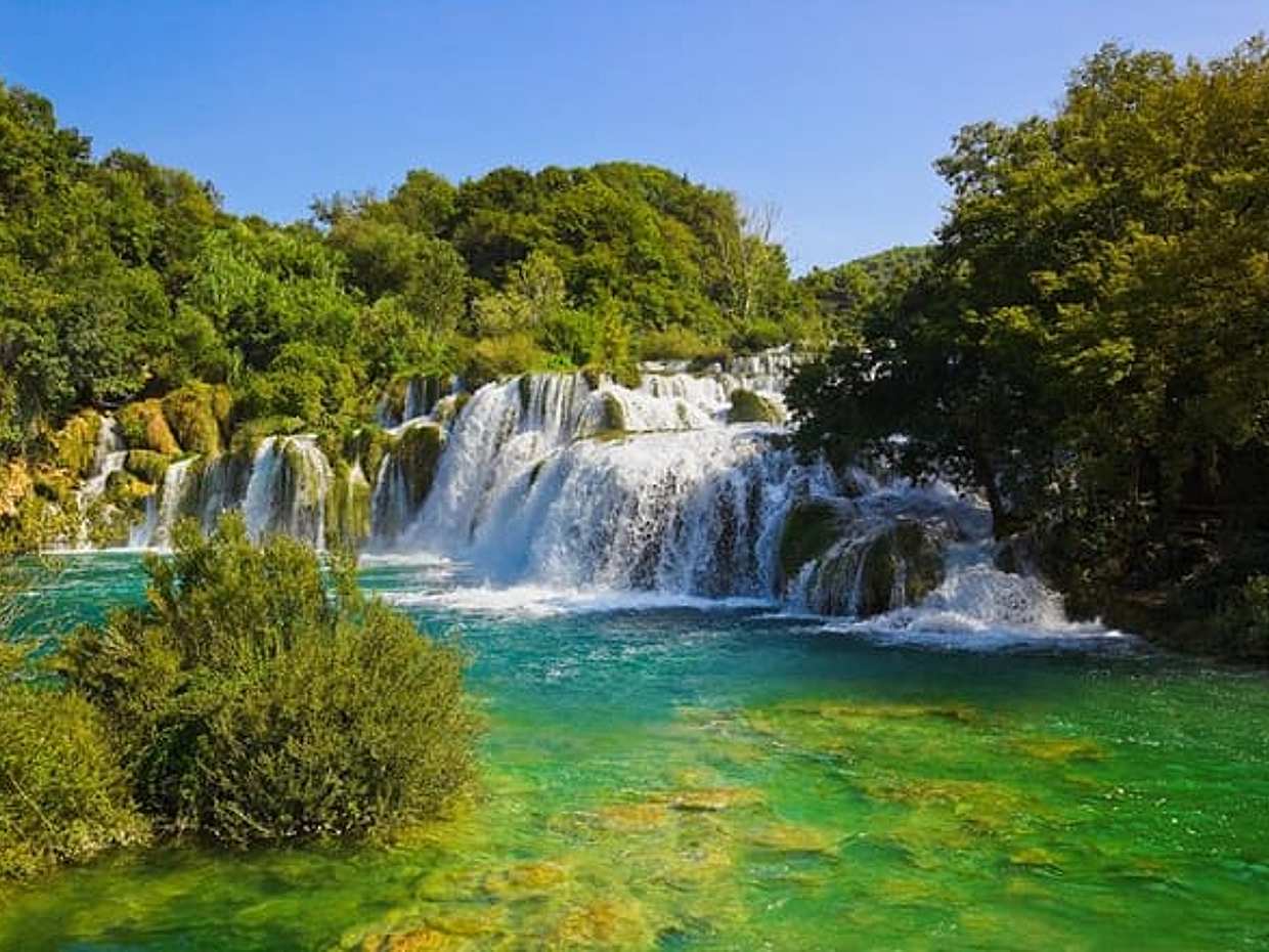 Private Krka Waterfalls National Park and Town of Šibenik Tour - from Split