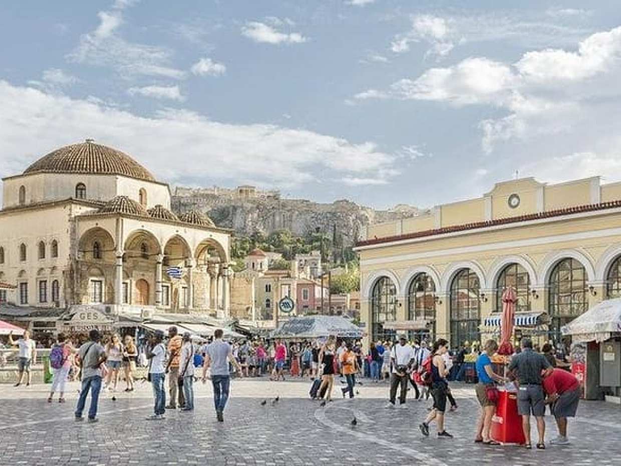 "Do Antigo ao Moderno: Mercados de Atenas Com Delícias Tradicionais na Grécia"