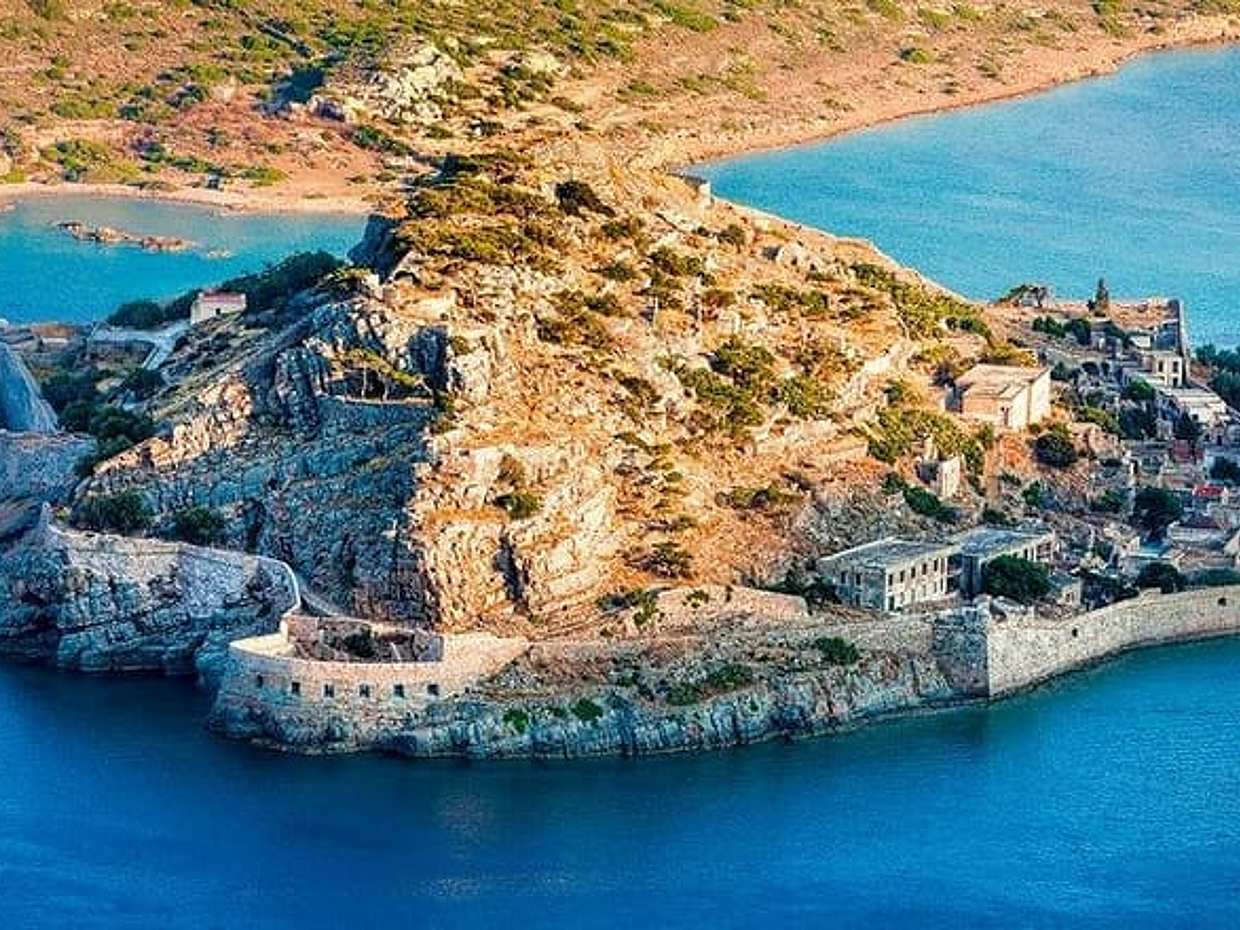 Spinalonga - Agios Nikolaos d'Héraklion en Grèce, Héraklion