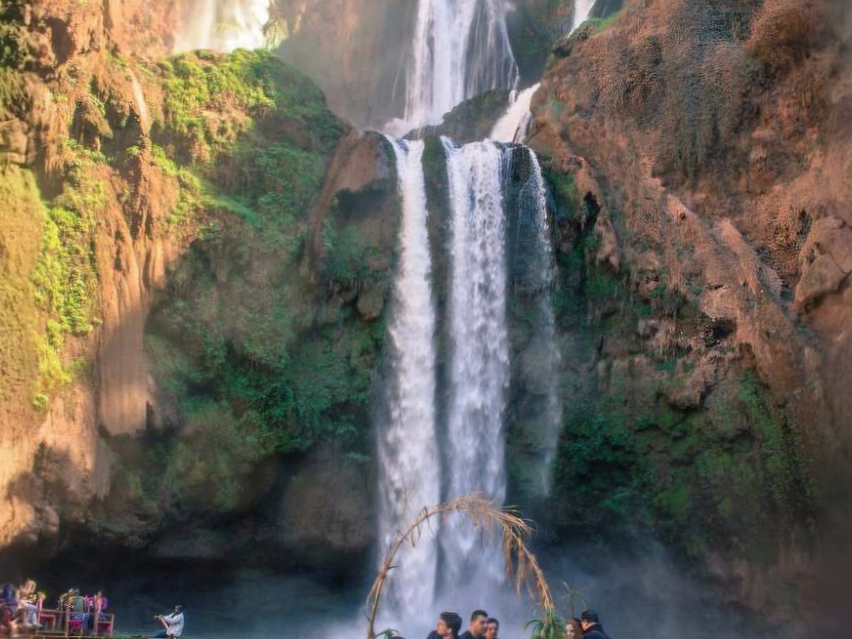 Ganztägige geführte Wanderung zu den Ouzoud-Wasserfällen und Bootsfahrt ab Marrakesch in Marokko, Ouzoud-Wasserfälle, photo 4