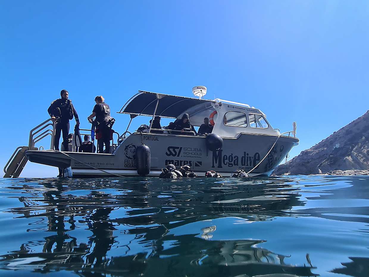 Primera experiencia de buceo en el océano en Portugal, Sesimbra.
, photo 2