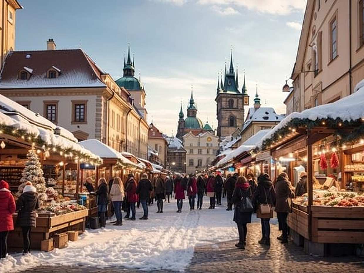 Christmas Private Daytrip - Vienna to Prague & back, English Speaking Driver in Austria