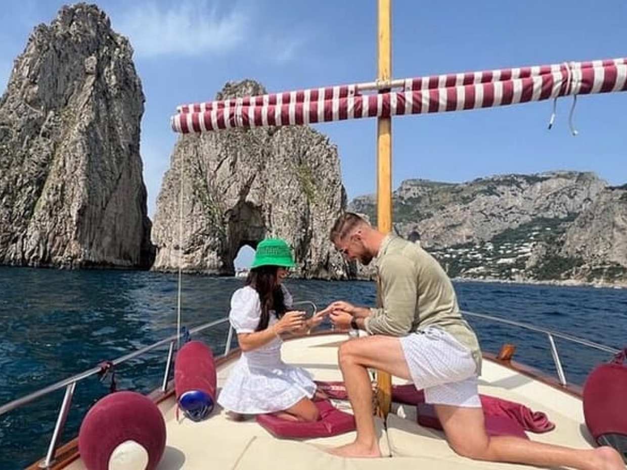 "Private Insel Capri Bootstour für Paare in Italien, Marina Grande"