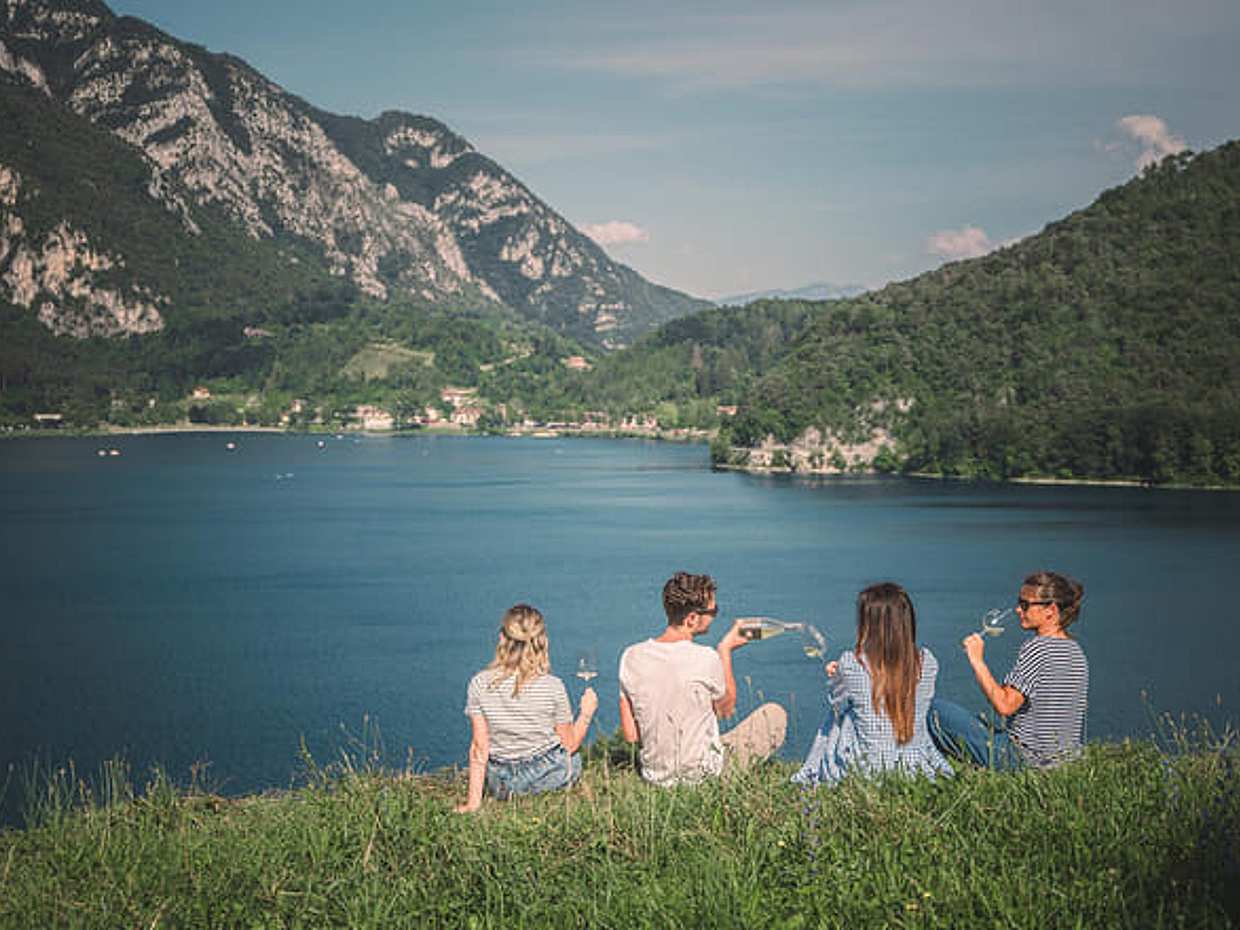 Wine Pic Nic with stunning lake view in Ledro