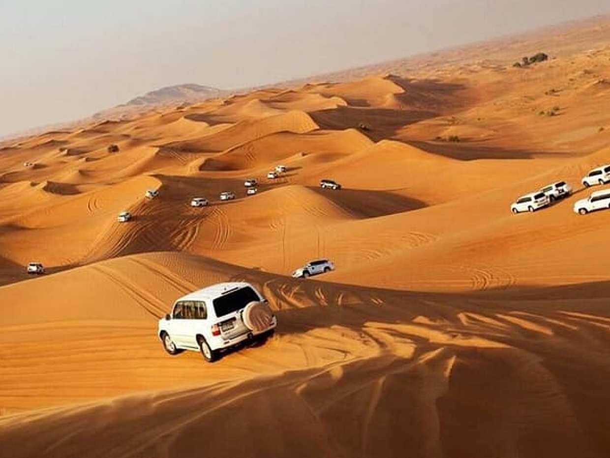 Safari privé dans le désert de Dubaï le matin, photo 2