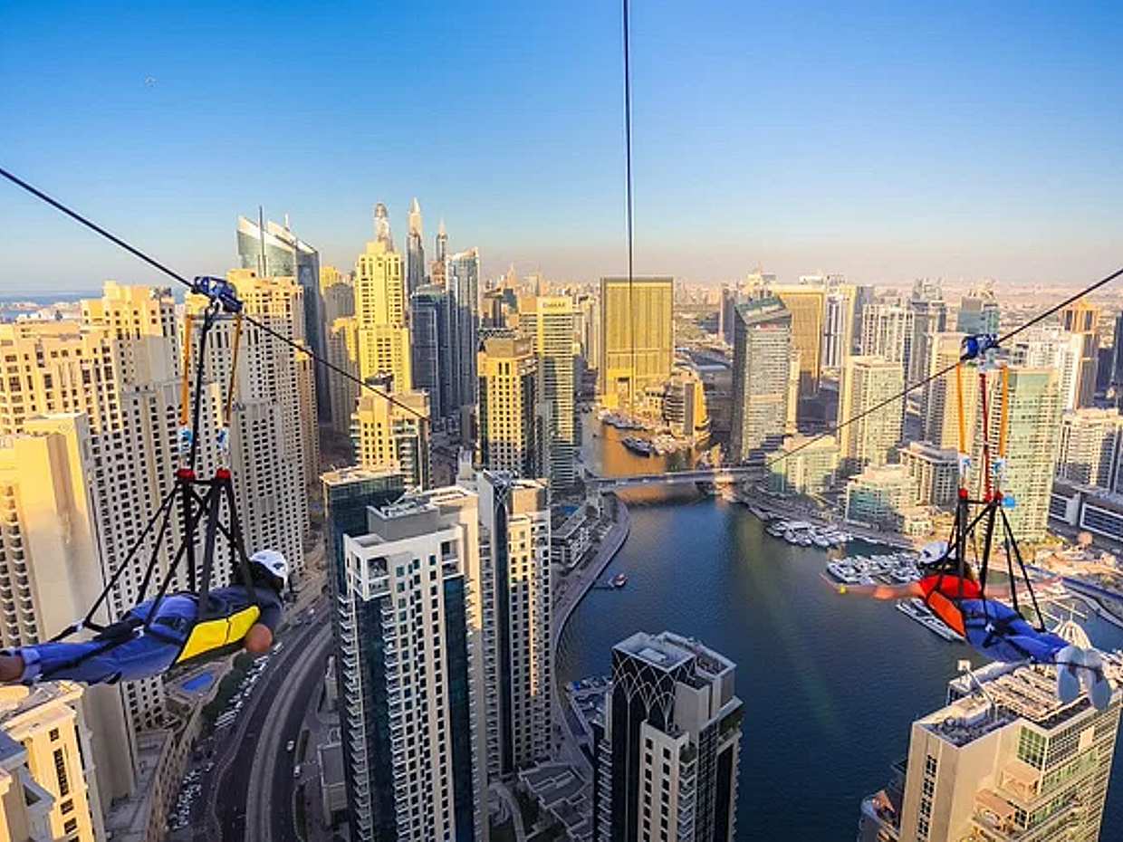 Experiência de Tirolesa em Dubai Marina com Traslados Privativos nos Emirados Árabes Unidos.
, photo 4