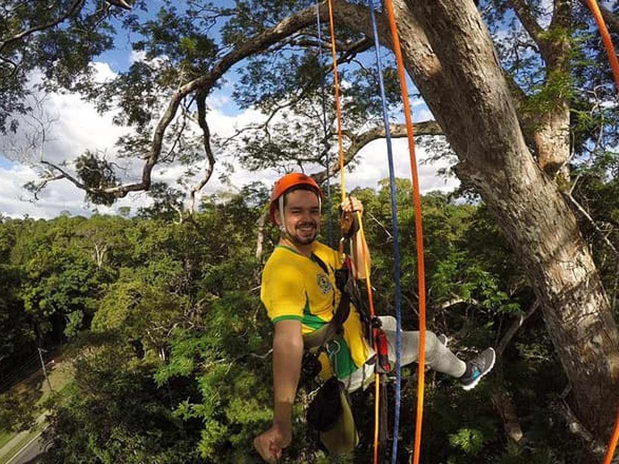 Tree Climbing in the Amazon in Brazil, Manaus