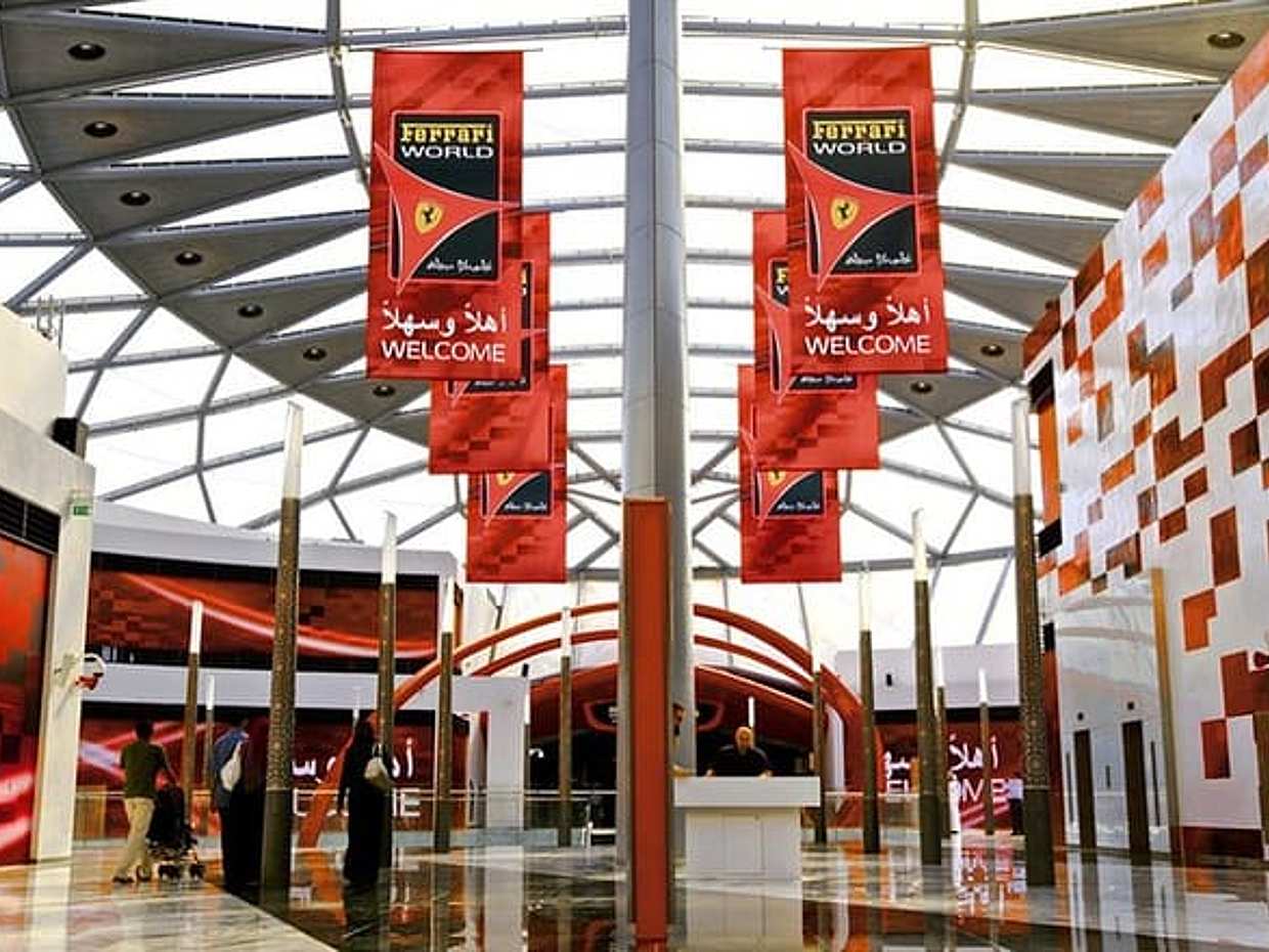 Ferrari world & Warner bros. parks with transfer from Dubai