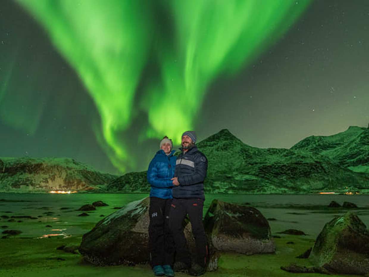 Northern Lights Tour by bus in Tromsø, photo 4