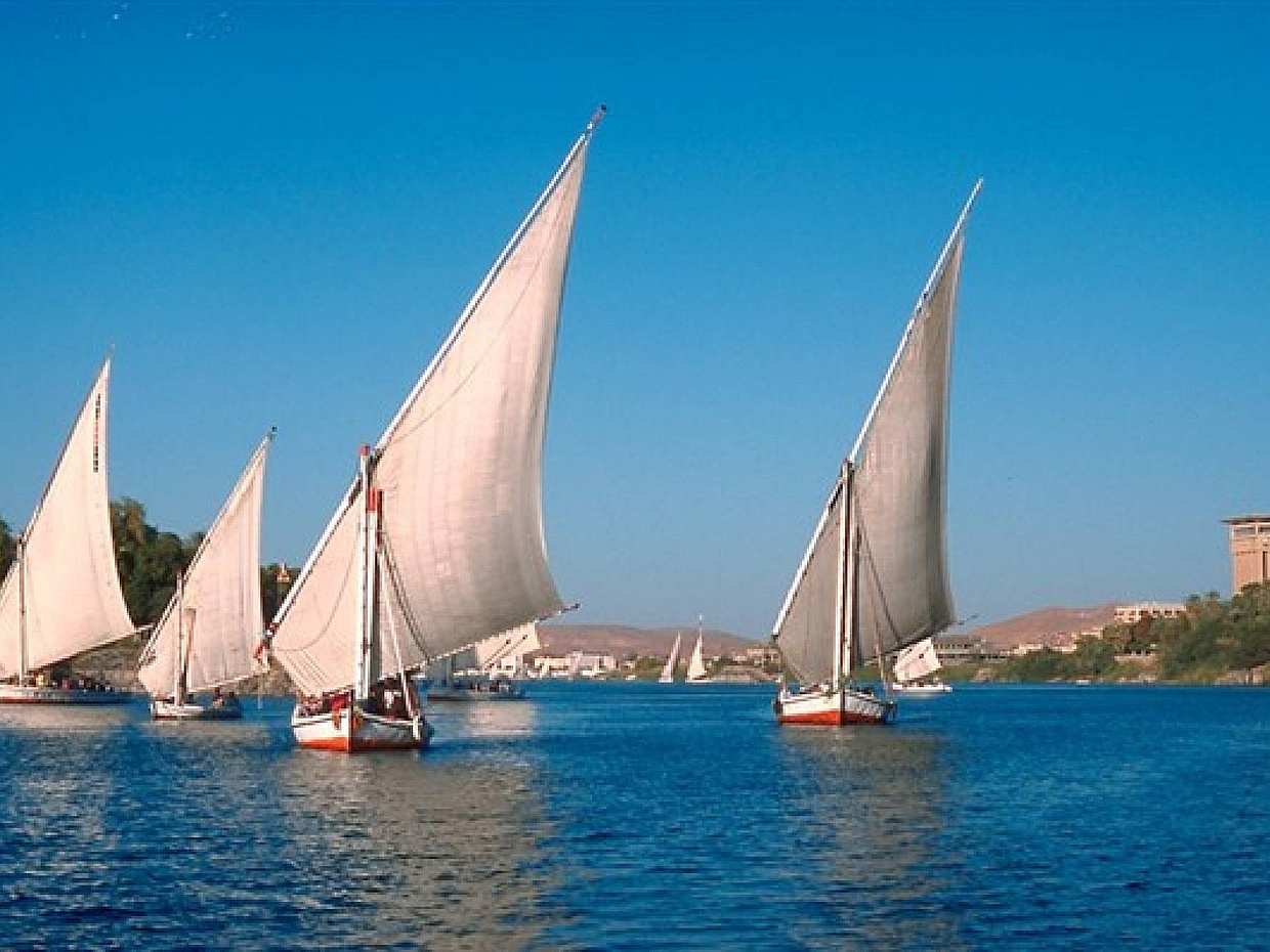 Luxury Felucca on the Nile with Food Included in Egypt, Cairo