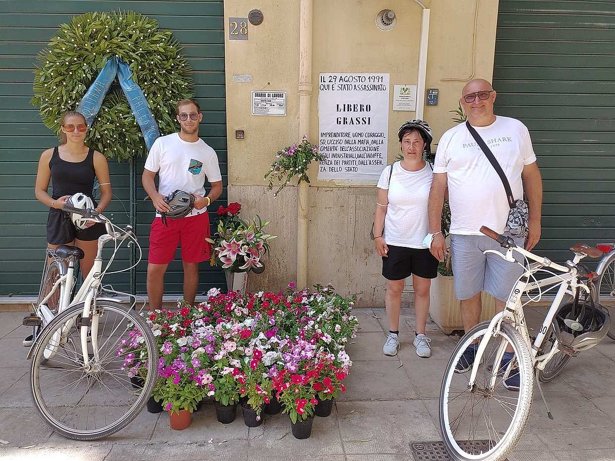 Tour en vélo de l'Antimafia à Palerme, Italie, photo 3