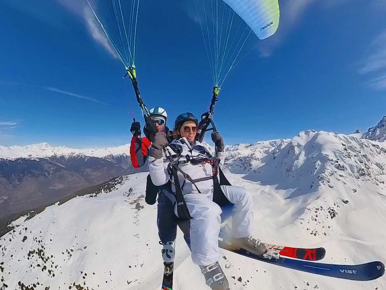 15-minütiges Paragliding in Courchevel, Frankreich
