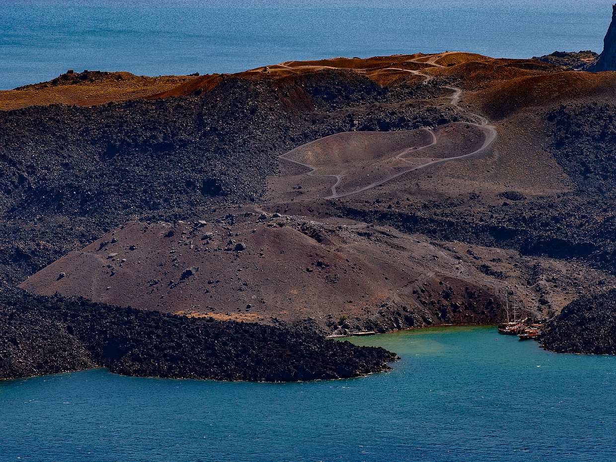 Santorini Volcano Tour in Greece