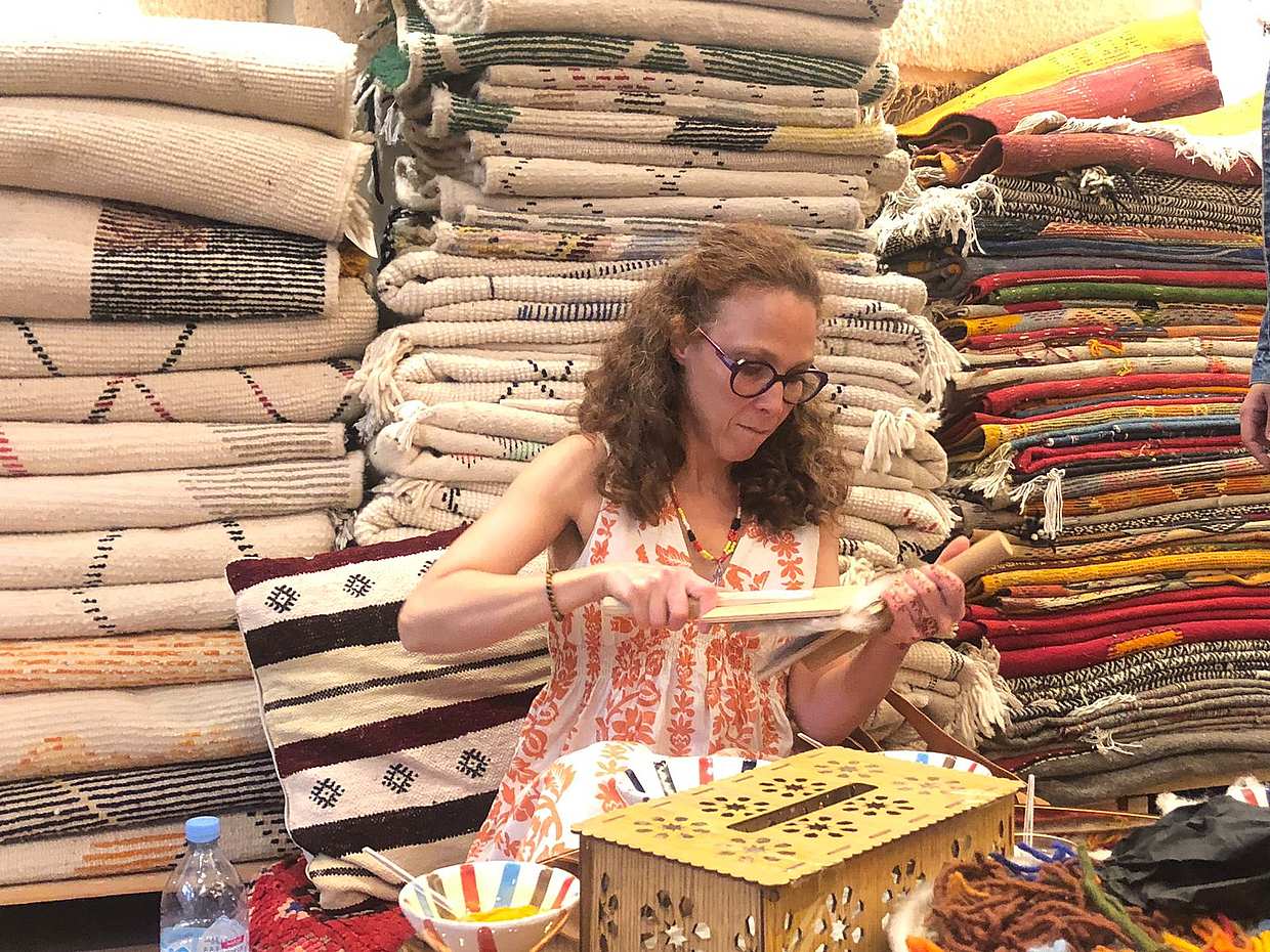 Rugs Making Traditional Workshop with Local Amazigh Women in Morocco, Marrakesh, photo 4