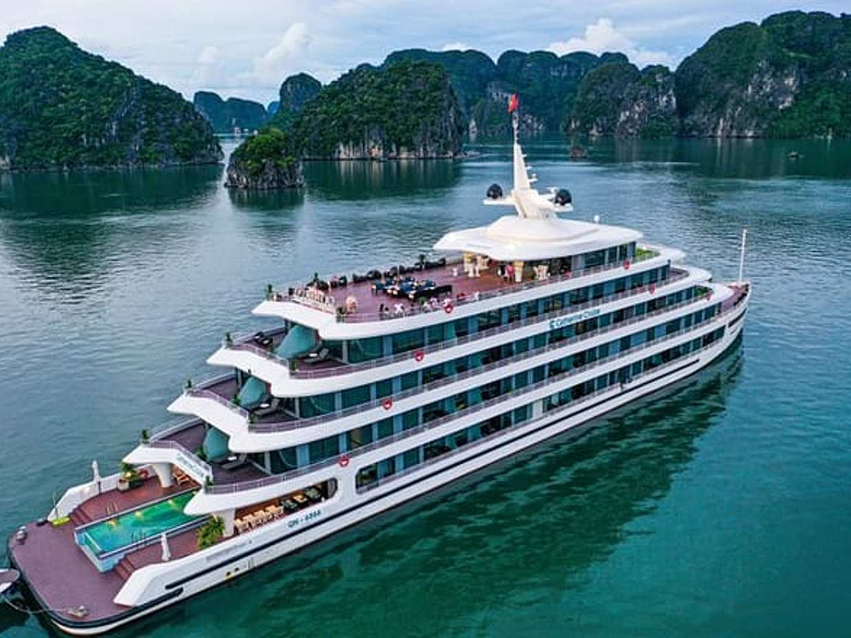 Catherine Cruise - VIP Overnight Cruise Explore Halong Bay (2d1n), Vietnam