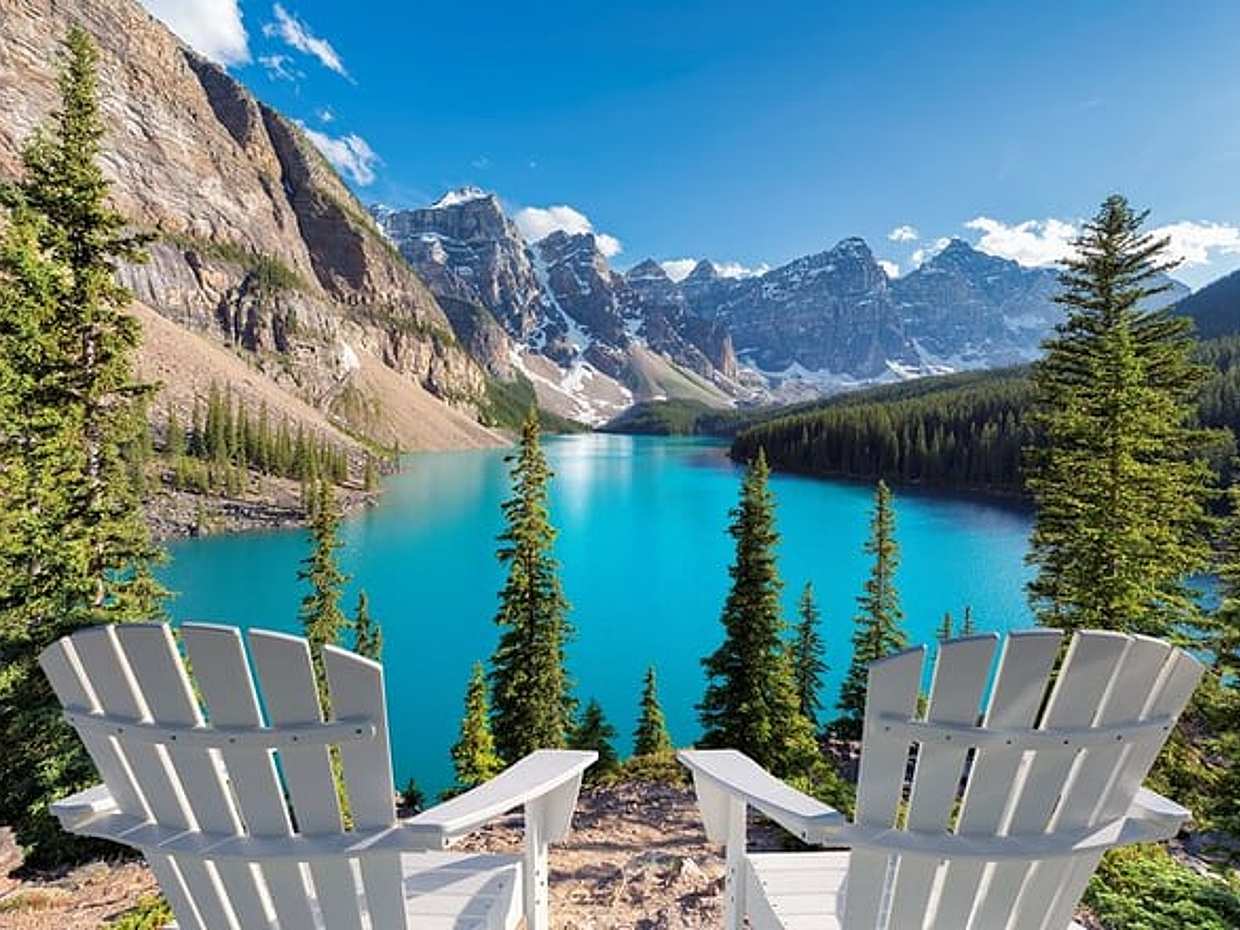 Moraine Lake, Lake Louise,Johnston Canyon&Banff Town from Calgary, photo 3