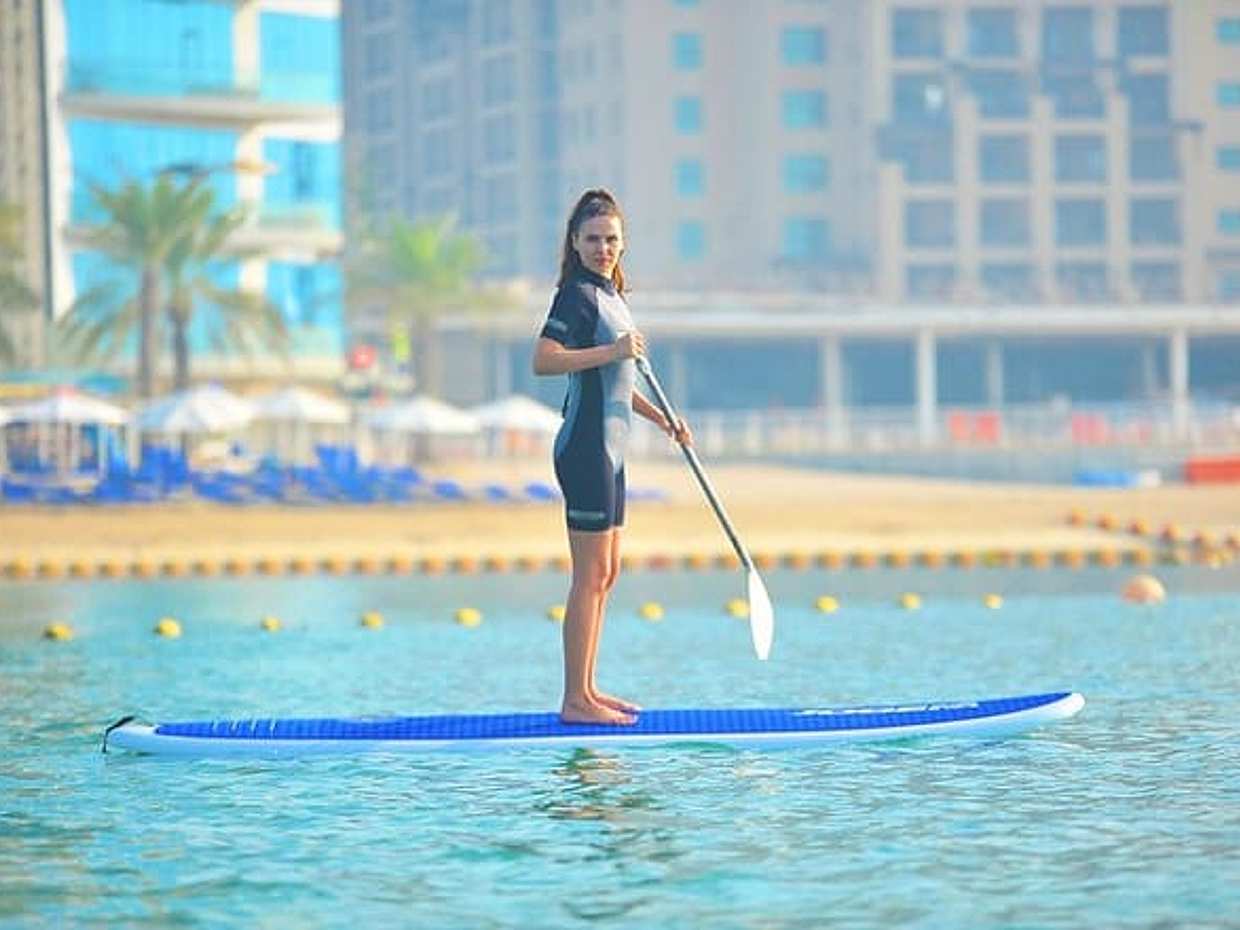 Stand Up Paddling in Dubai