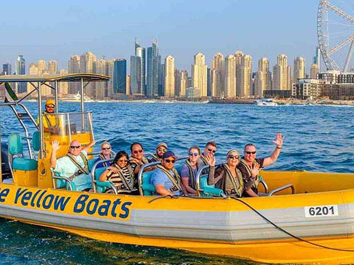 Dubai Yellow Boat Ride for 60 Mins Experience Tickets in United Arab Emirates, photo 3