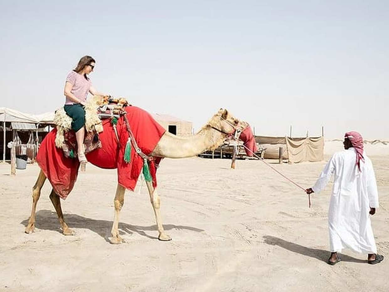 Desert Safari Combo: Camel Ride, Sandboarding & Inland Sea Visit, photo 4