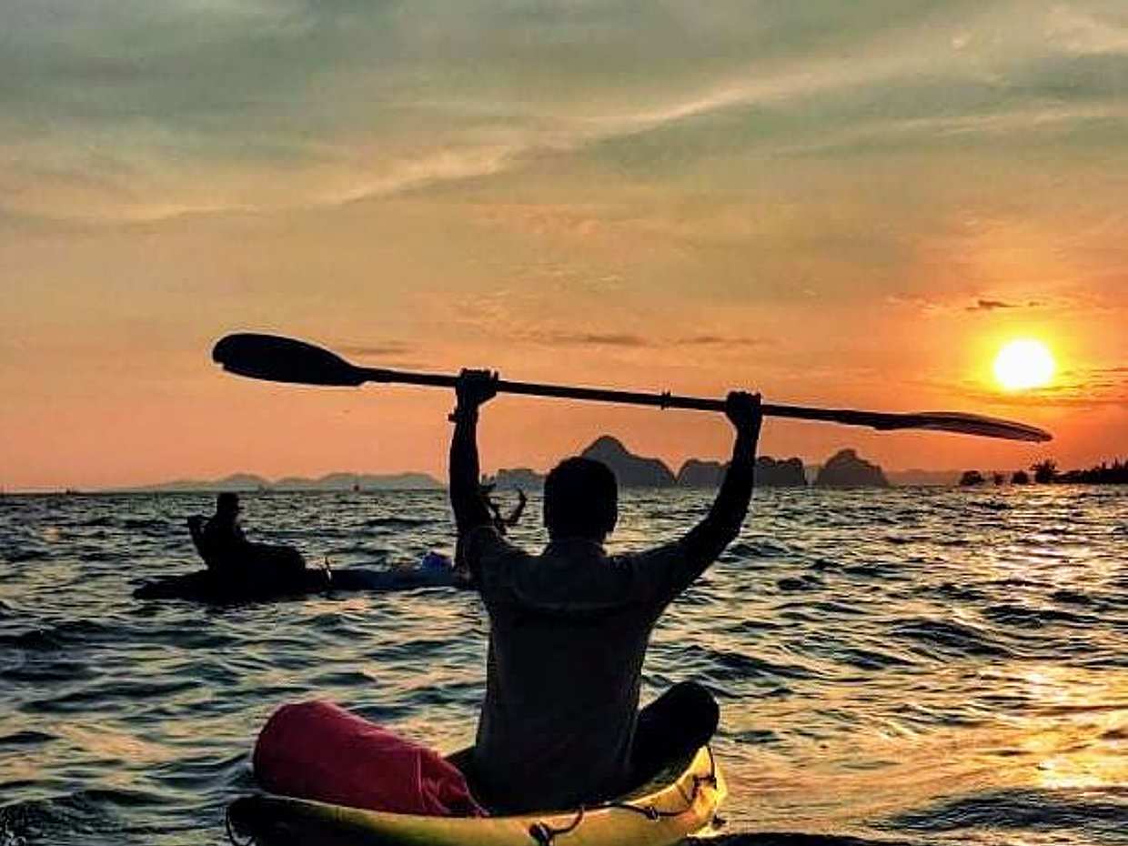 Sunset Kayaking at Ao Thalane with Dinner in Thailand, Krabi