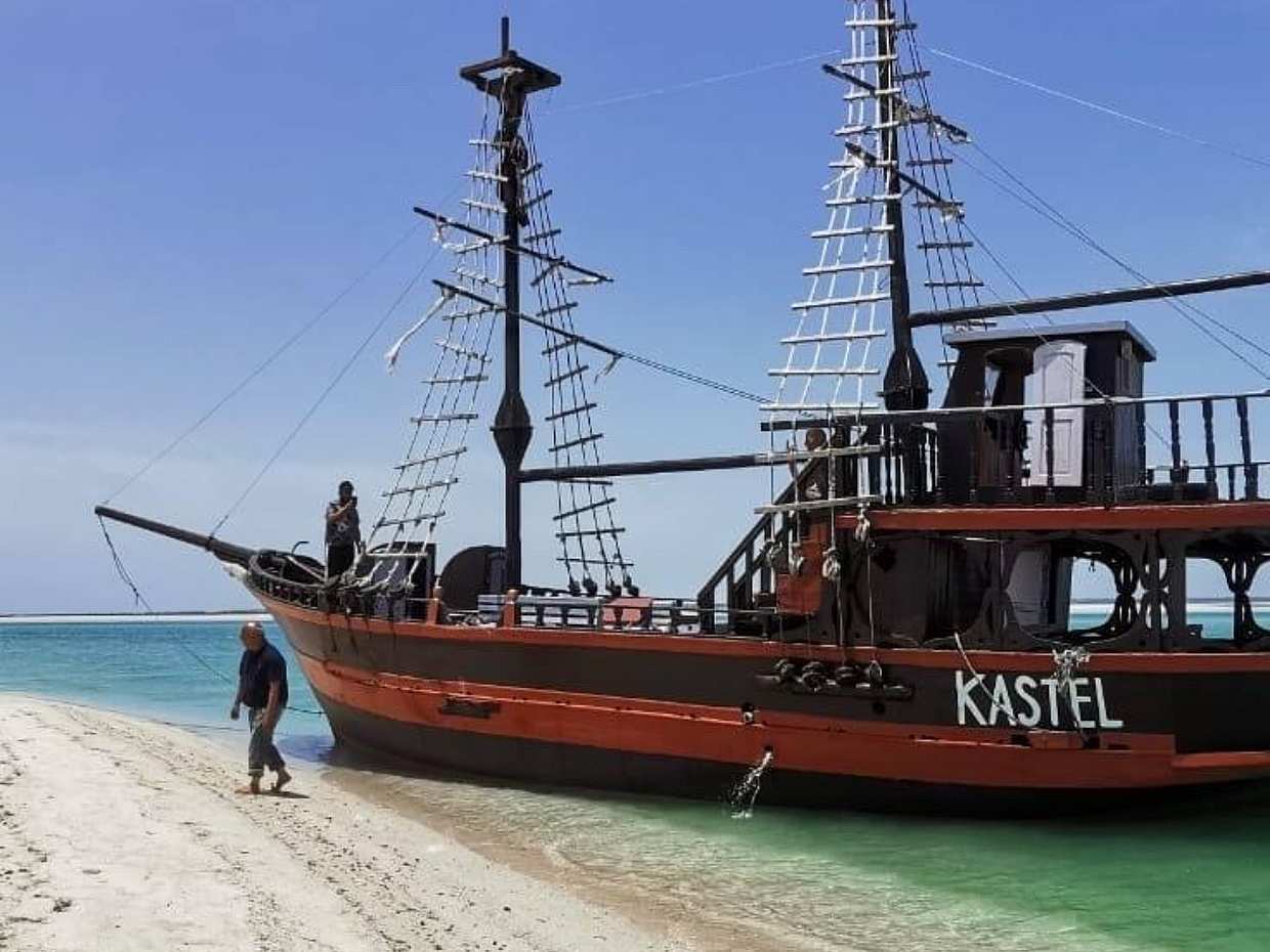 Pirate Boat Excursion: Adventure, Relaxation & a Festive Lunch on Flamingo Island in Tunisia, Djerba Midun, photo 3