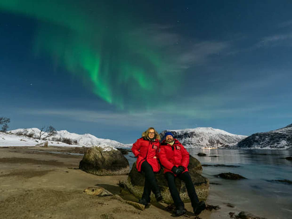 Private Northern Lights tour by minivan 8 pax. in Tromsø, photo 5
