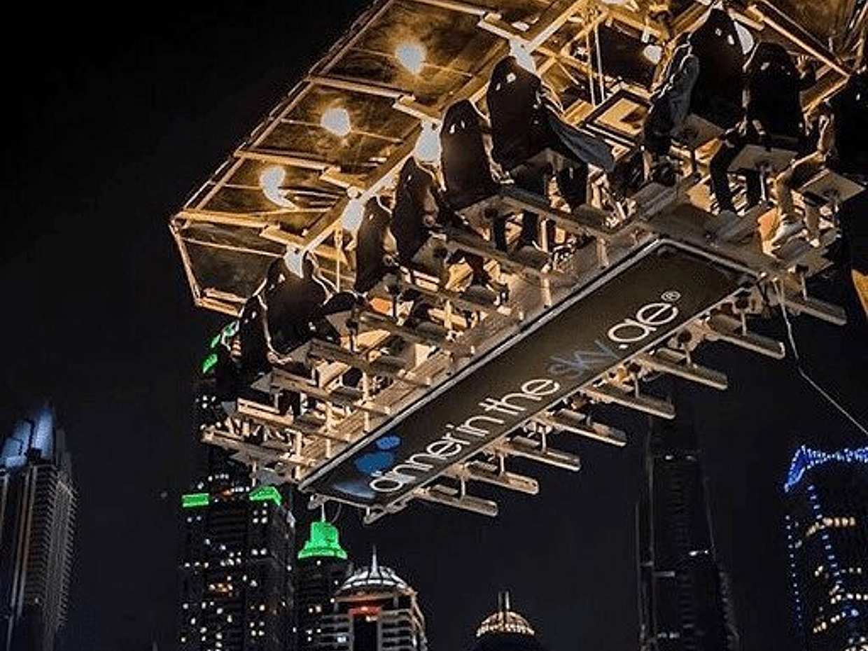 Dinner in the Sky aux Émirats arabes unis, Dubaï., photo 5