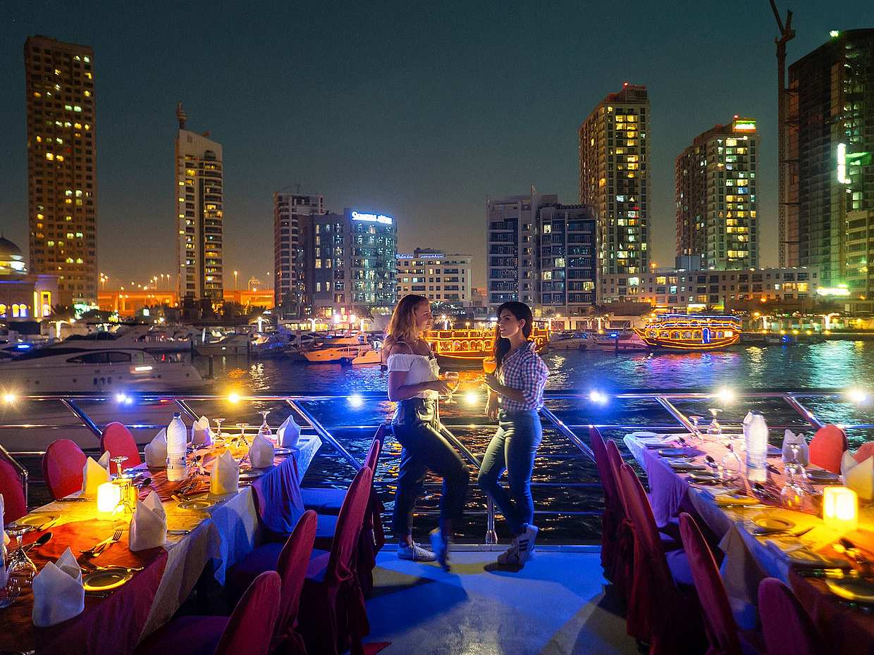 Marina Dhow Cruise with BBQ Dinner in United Arab Emirates, Dubai