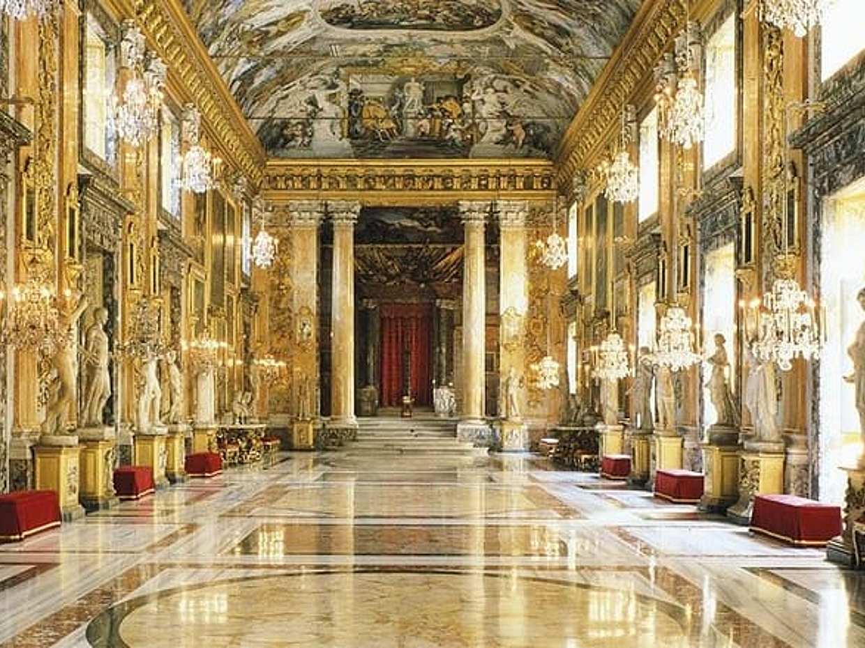 The Colonna Palace Procházka po paláci v Itálii, Řím