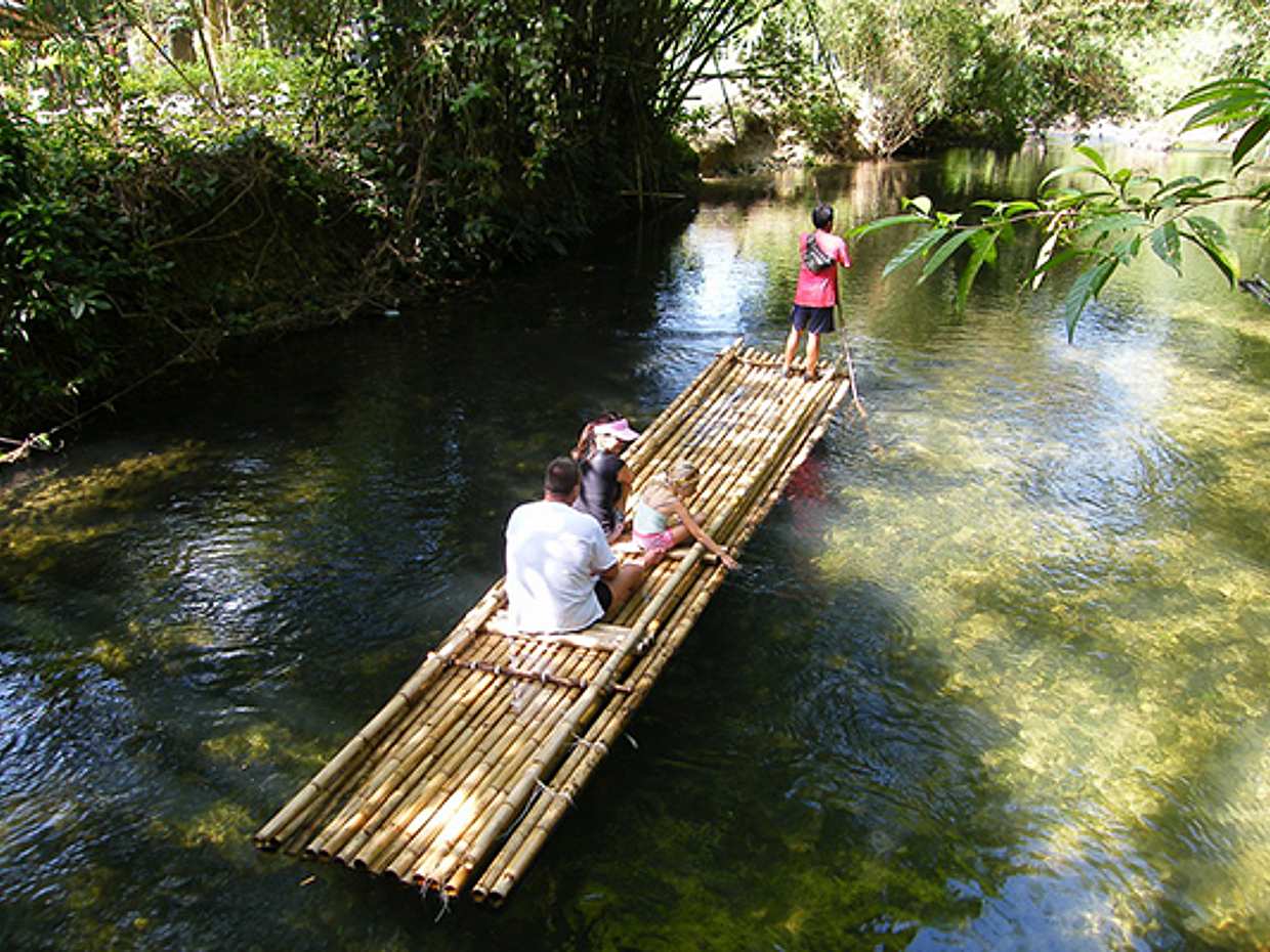 Phuket: Bamboo Rafting, Elephant Trekking with 30-minute ATV Riding in Thailand