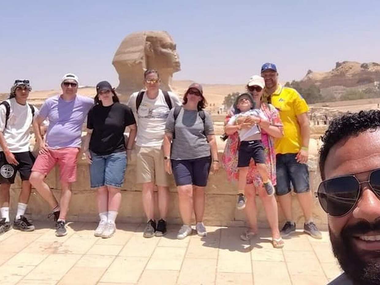 Pyramids of Giza and the great Sphinx Group Tour VIP