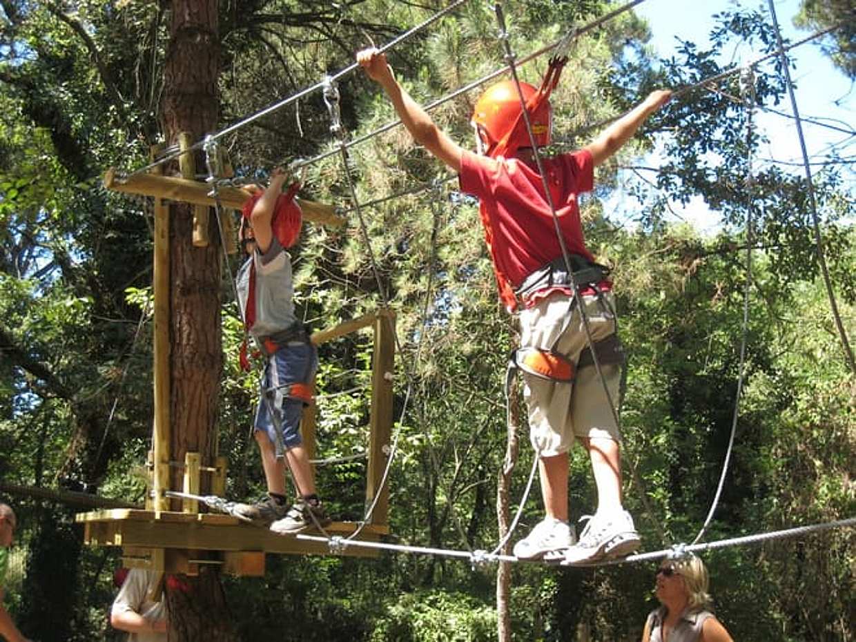 Entrance to Cerviavventura: adventure park for the whole family