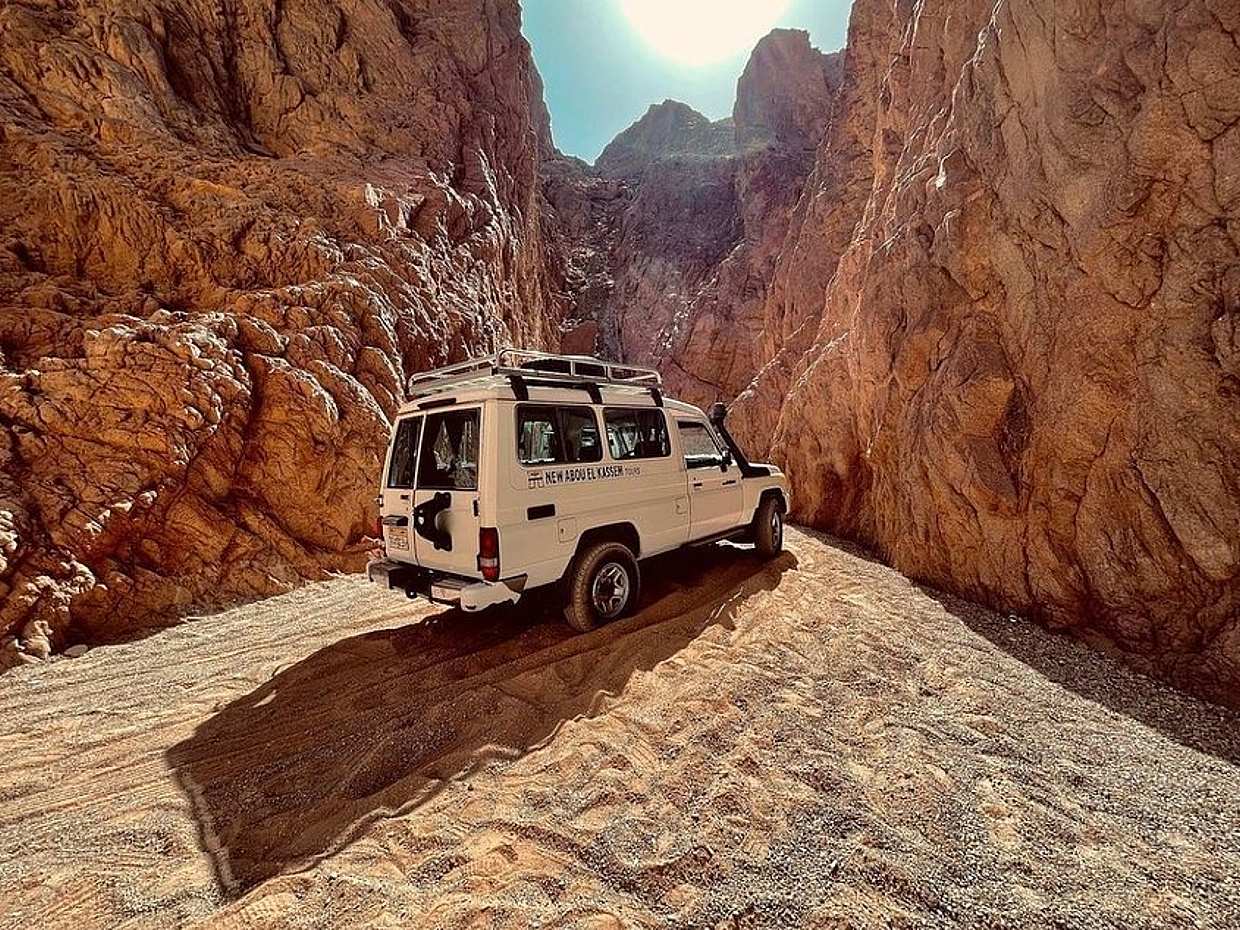 Canyon Salama Jeep Safari and Snorkeling in Egypt, Sharm El-Sheikh