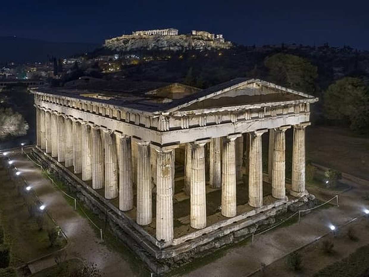 Temple of the Gods Guided Walking Tour in Athens in Greece