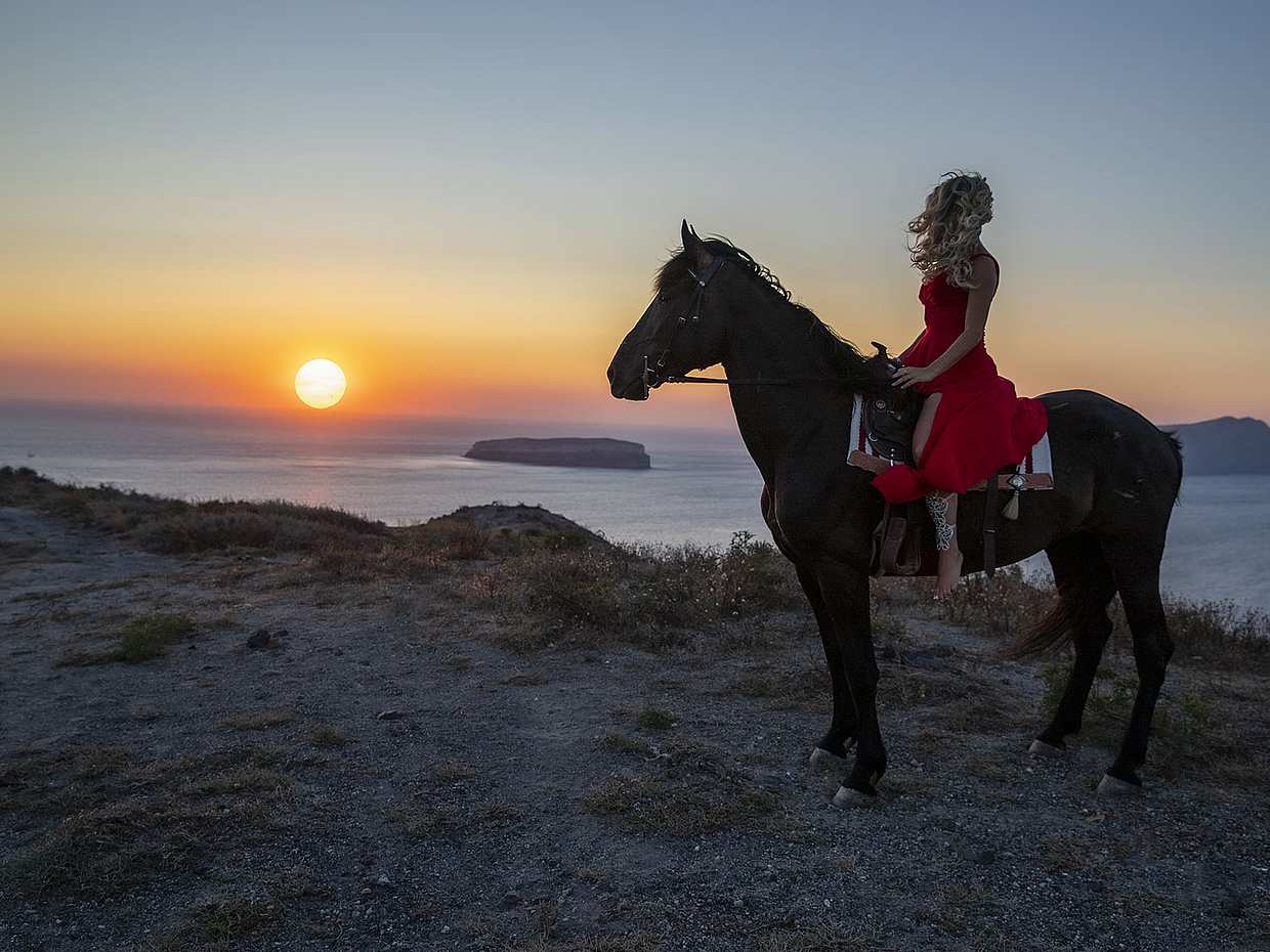 Jazda Konna w rejonie Hersonissos w Grecji