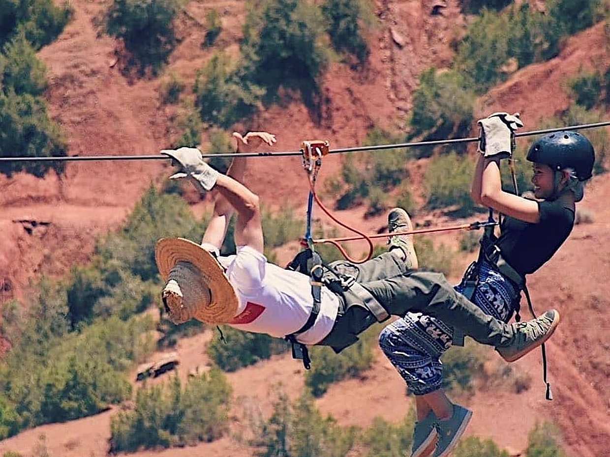 Half-day Ziplining and Hiking Tour in Atlas Mountains in Morocco, Marrakesh