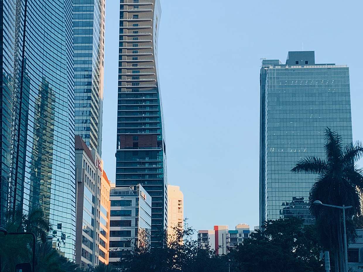 Um passeio a pé pela Miami comercial: Downtown e Brickell nos Estados Unidos, Passeio a pé por Downtown e Brickell em Miami.
