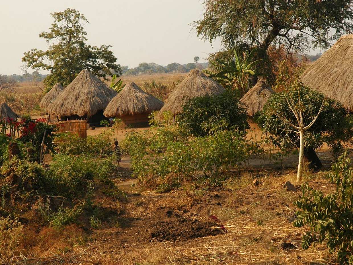 South Laungwa Village Tour в Замбии, Kakumbi.

