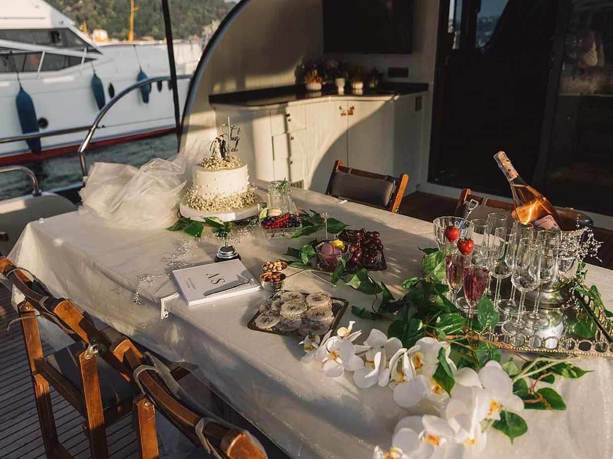 "Luxury Istanbul Bosphorus Tours, Private Events on 72' Motor Yacht"