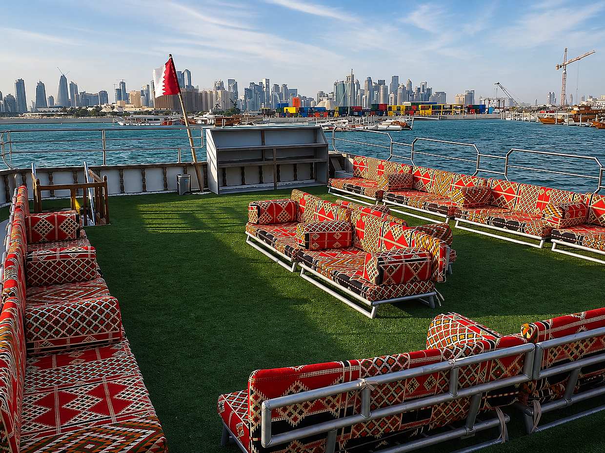 Doha Private City Highlights Tour with Dhow Boat Cruise in Qatar, photo 3